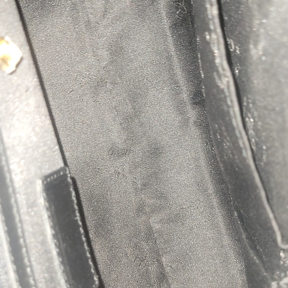 Rioni Black and Gold Patterned Bag. Made In Italy. No Callouts - Picture 8 of 9